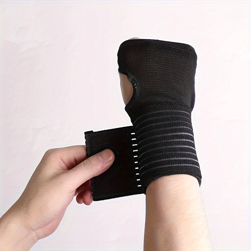 2pcs Pressurized Palm Guard Elastic Wrist Guard For Sports Cycling