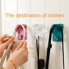 Non Marking Clothes Hook Wall Hanging Hanger Bedroom Door Back Storage Rack