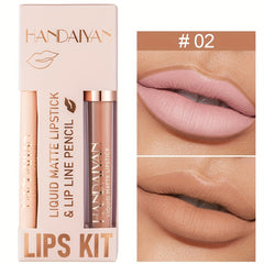 12 Color 3D Matte Lip Liner Pencil for Lipstick Eyeliner