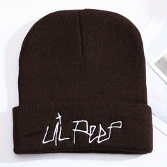 Embroidery Knitted Hat Warm Pullover Mens Hat Hip hop Cold Hat