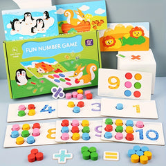 Montessori Kids Arithmetic Toys Number Cognitive Development