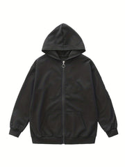 Boys Zip Up Hooded Sweatshirt Long Sleeve Hoodies With Pockets