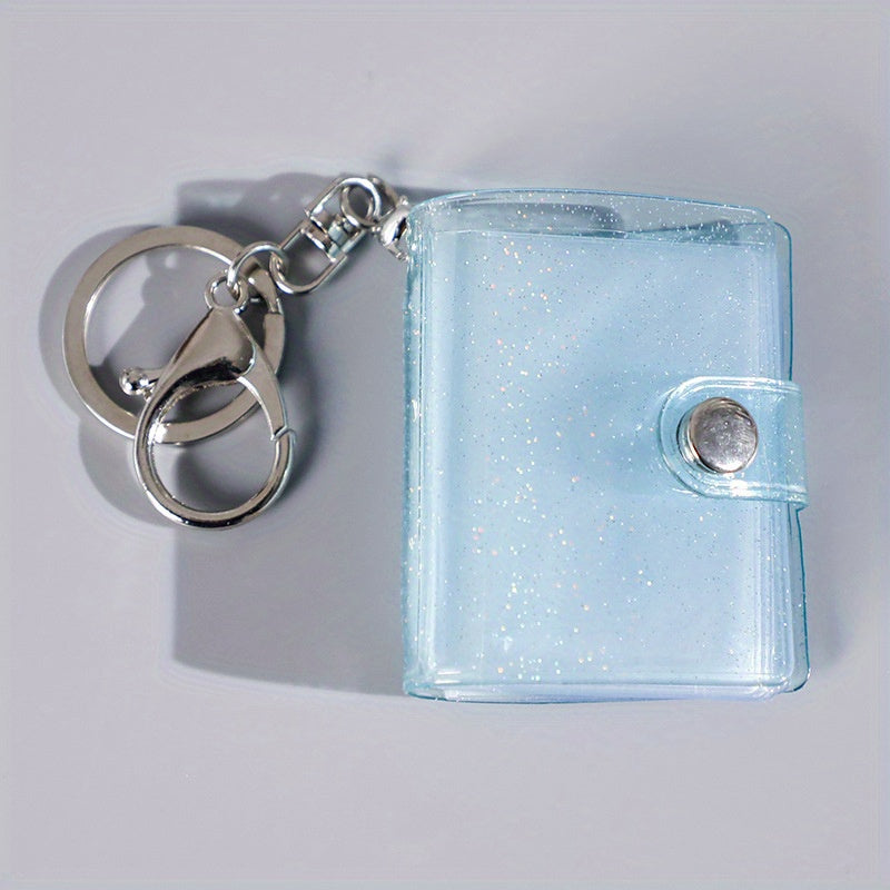 Men's Mini Photo Album Keychain 1 Inch 2 Inch Photo Storage Book