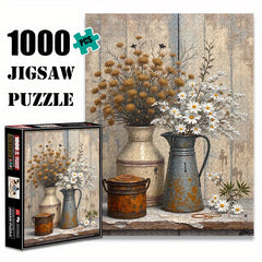 Vintage Floral Jigsaw Puzzle for Adults