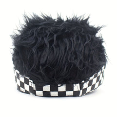 Spiked Baseball Cap Golf Cap Sun Hat With Wig Novelty Sports Cap