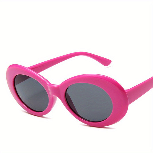 Round Sunglasses For Women Men Hiphop Block Glasses UV400