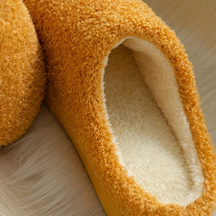 Women's Solid Warm & Comfy Slippers Soft Fleece Footwear
