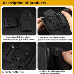 Quick Pull Adapter Universal Belt Slide for Waist Seal