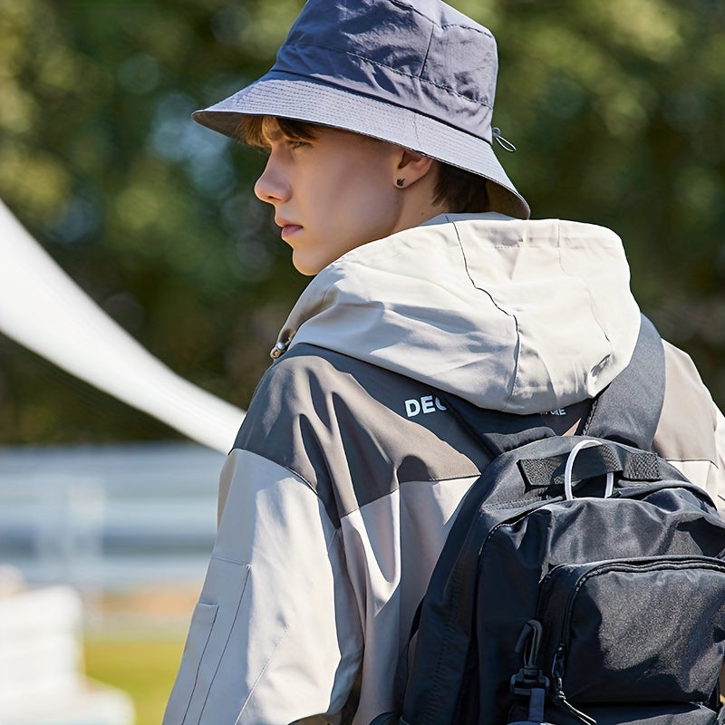 Unisex Quick Drying Sunshade Bucket Hat for Outdoor Mountaineering