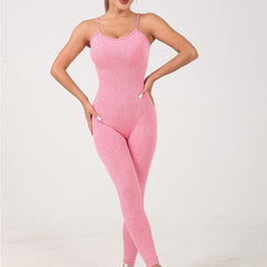 Seamless Stretchy Yoga Jumpsuit Women's Activewear