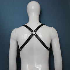 Men's Gothic Leather Suspenders