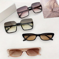4pcs Couple Sunglasses Large & Small Frame Glasses