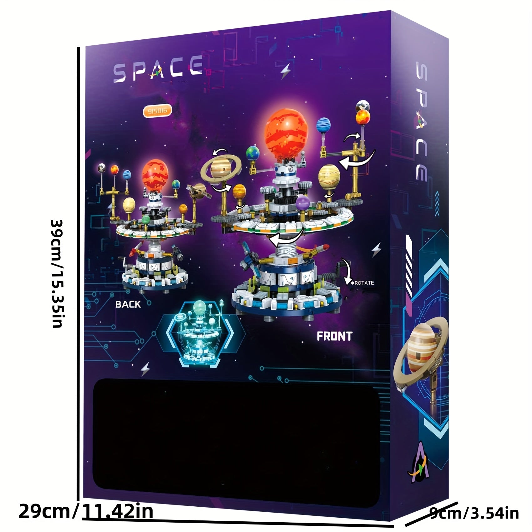1000 Pcs Solar System Building Block Set Eight Planets Toy Adult Halloween