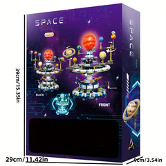 1000 Pcs Solar System Building Block Set Eight Planets Toy Adult Halloween