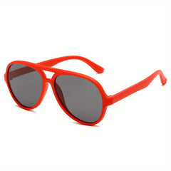 Children's Polarized Pilot Sunglasses Silicone Glasses