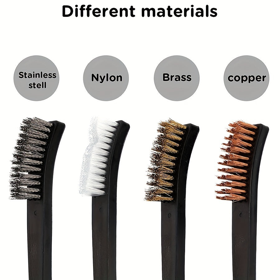 Double Ended Tactical Brush Set for Polishing/Cleaning Universal Tool