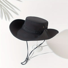 Fashionable Pure Rope Big Brim Hat Outdoor Sun Protection Fisherman Hat