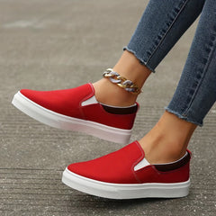 Women's Canvas Slip-On Outdoor Sneakers