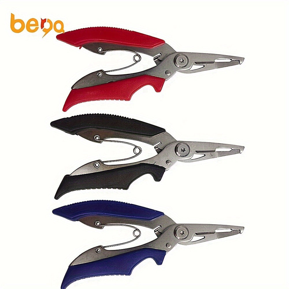 Red Stainless Steel Fishing Pliers Line Cutter