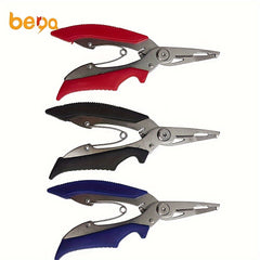 Red Stainless Steel Fishing Pliers Line Cutter