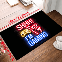 Large 3D Gaming Area Rug Machine Washable Gamepad Carpet Decoration