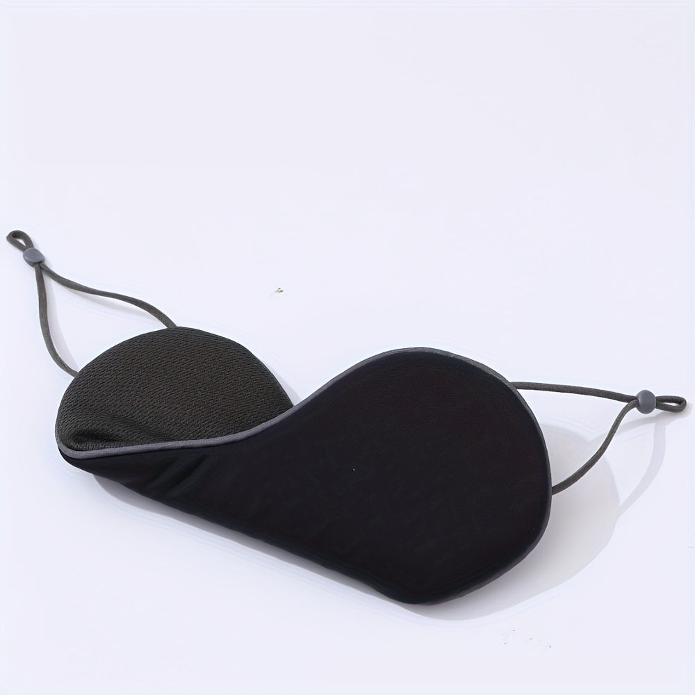 Soft Sleep Eye Mask Blackout Blindfold with Adjustable Straps