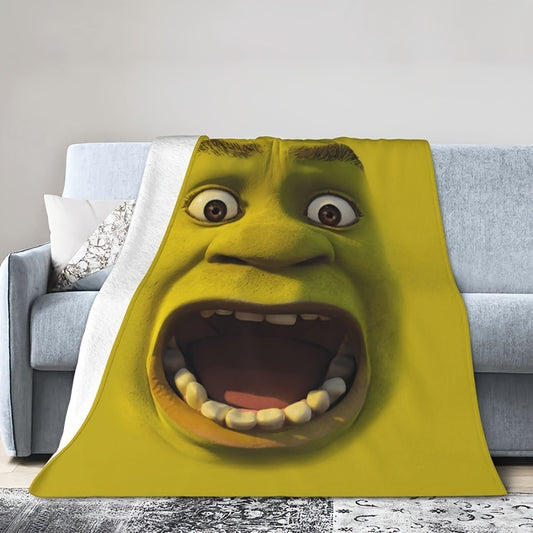 Funny Halloween Christmas Blanket Soft Fleece Blanket Home & Outdoor Camping