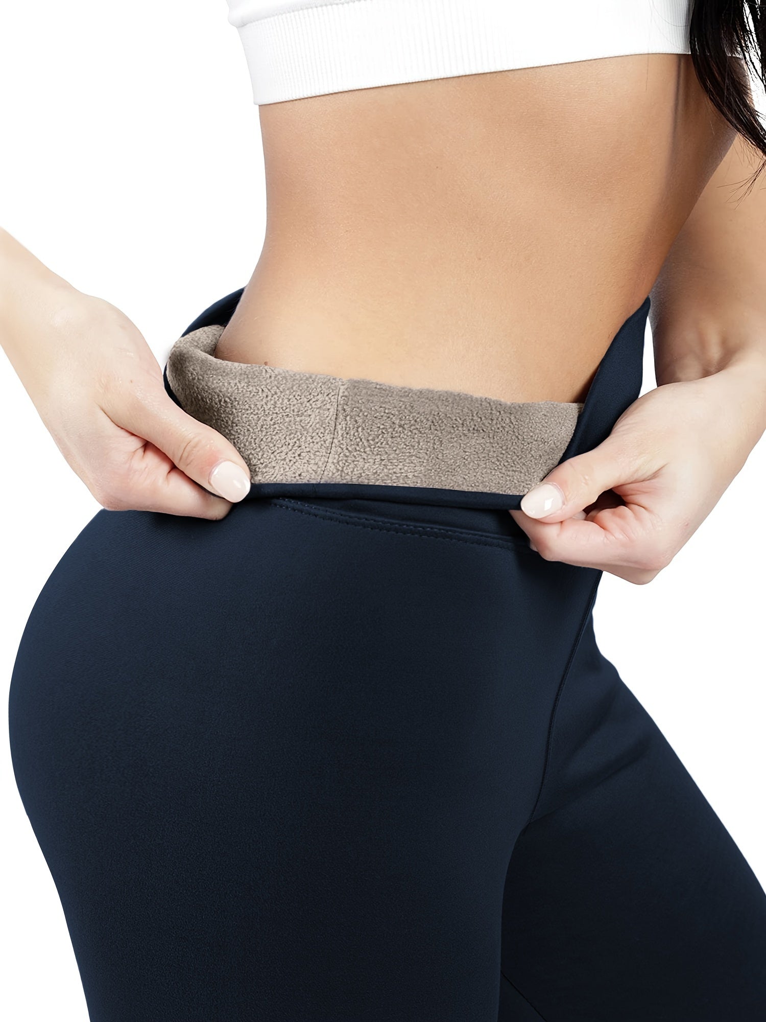Warm Fleece Skinny Leggings for Women