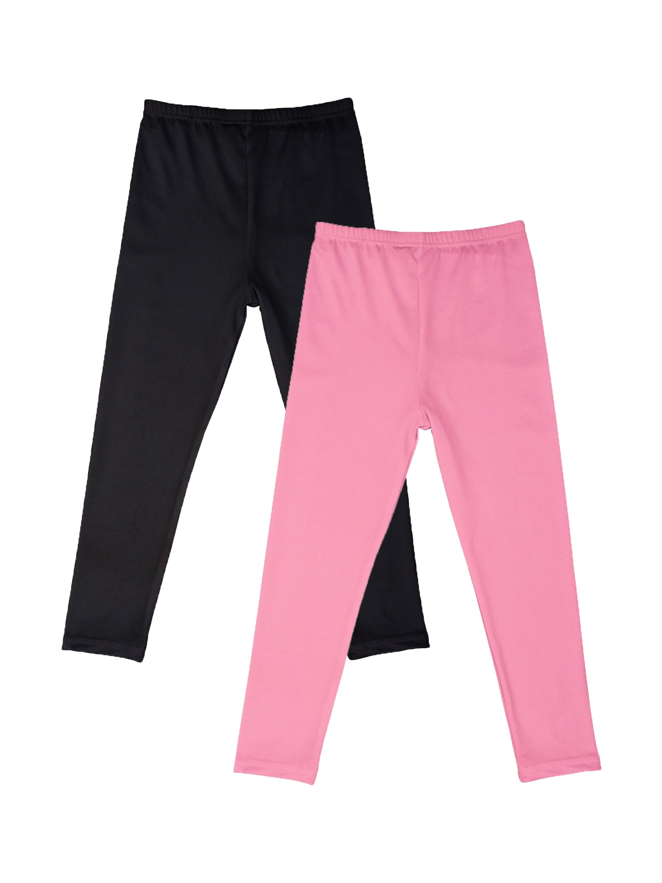 2pcs Girls Compression Leggings Set for Sports Kids