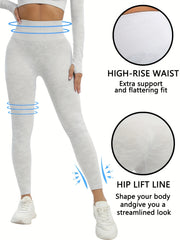 Camouflage Seamless Yoga Pants High Stretch Leggings Women's Activewear