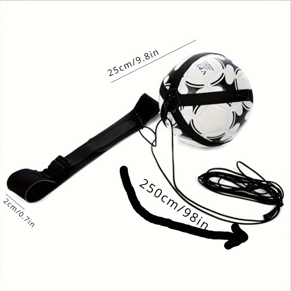 Adjustable Elastic Soccer Ball Trainer for Solo Practice