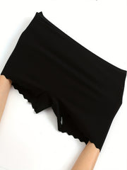 4pcs Seamless Boyshort Panties Soft & Comfortable Women's Lingerie