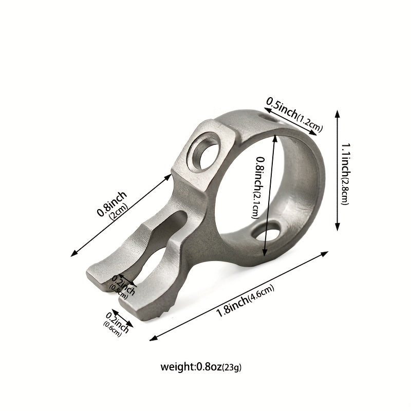 Metal Slingshot Bowfishing Releaser Quick Launch Fishing Ring