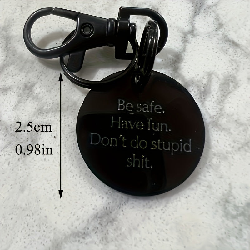 Metal Keychain Keyring Gift For Teenagers Men Women Families
