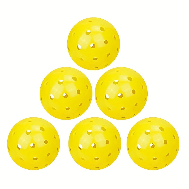 6pcs Professional Pickleball Balls for Competition and Training