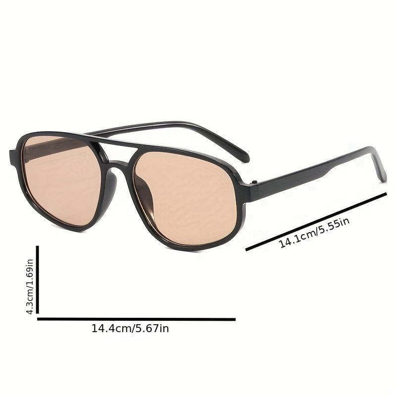 Gradient Aviator Sunglasses UV400 Outdoor Glasses