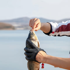 Waterproof Fish Cleaning Gloves with Magnetic Buckle