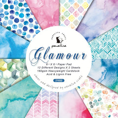 24pcs Glamour Theme Scrapbook Paper Pad for DIY Crafts