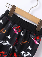 Boy's Anime Vehicle 2pcs Jacket and Sweatpants Set for Spring Fall