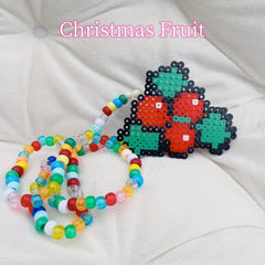 Colorful Candy Beads Necklace Glowing Necklace For Nightclub Christmas Gift