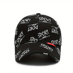 Sports Graffiti Unisex Baseball Cap Hip Hop Print Casual Dad Hats Adjustable