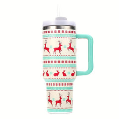 Christmas Series 40oz Stainless Steel Water Cup Leakproof Insulation Cup