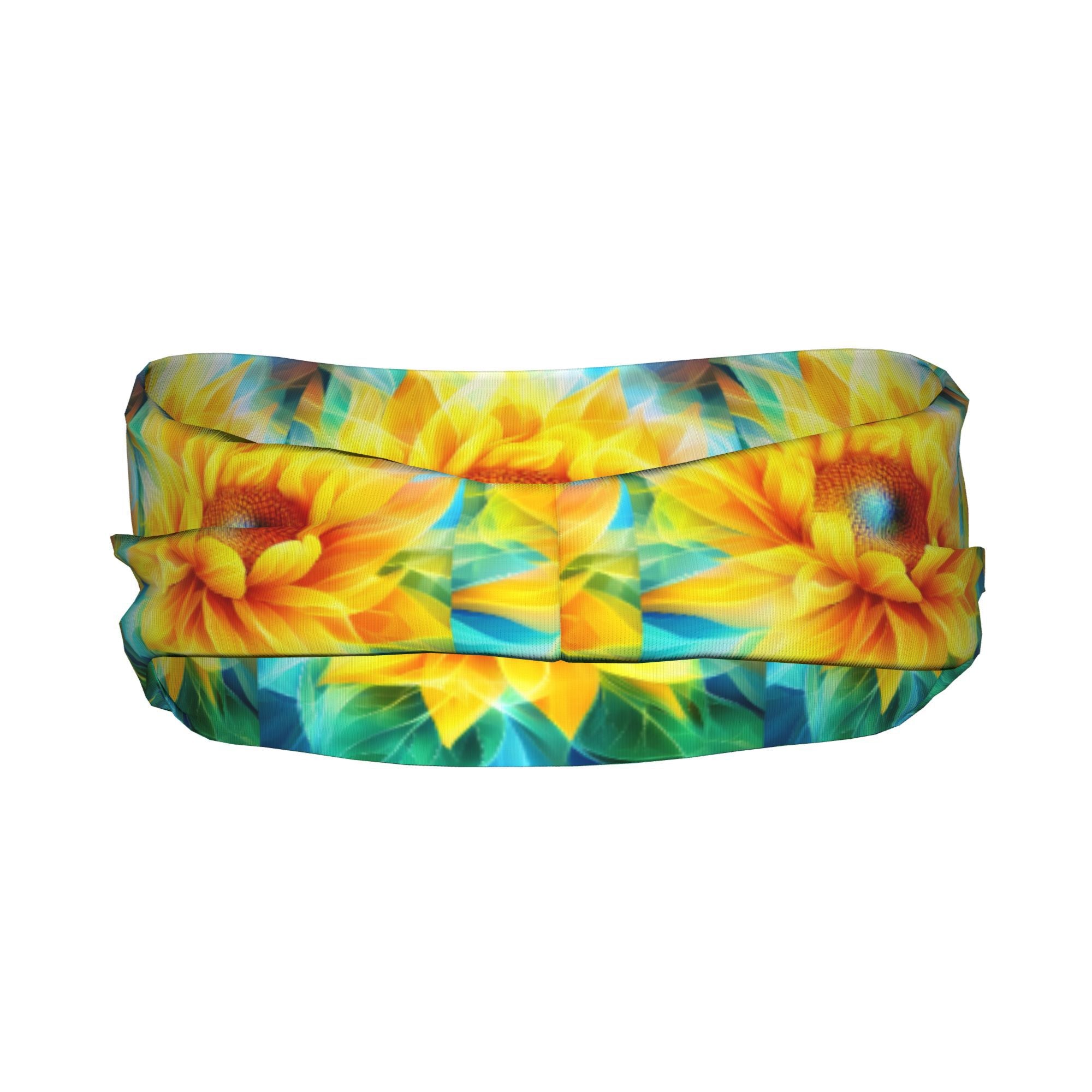 Sunflower Unisex Sports Headband Sweat Wicking Stretchy & Breathable Polyester