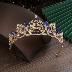 Baroque Style Crown Bridal Headband Wedding Accessories