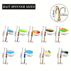Bionic Spinnerbait for Bass Trout and Perch Fishing Freshwater and Saltwater