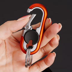 Double Ring Car Keychain Keyring Anti lost Key Chain Pendant