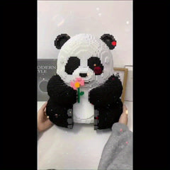15Kpcs Giant Panda Fubao Building Block Toy 3D Puzzle Kit