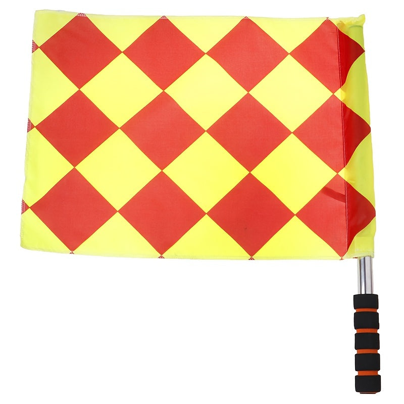 Small Square Football Game Referee Flag Starting Flag Signal Flag
