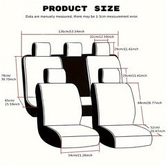 4pcs 9pcs Tire Pattern Car Seat Cover