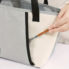 Classic Portable Lunch Bag Waterproof Aluminum Foil Insulated Bag